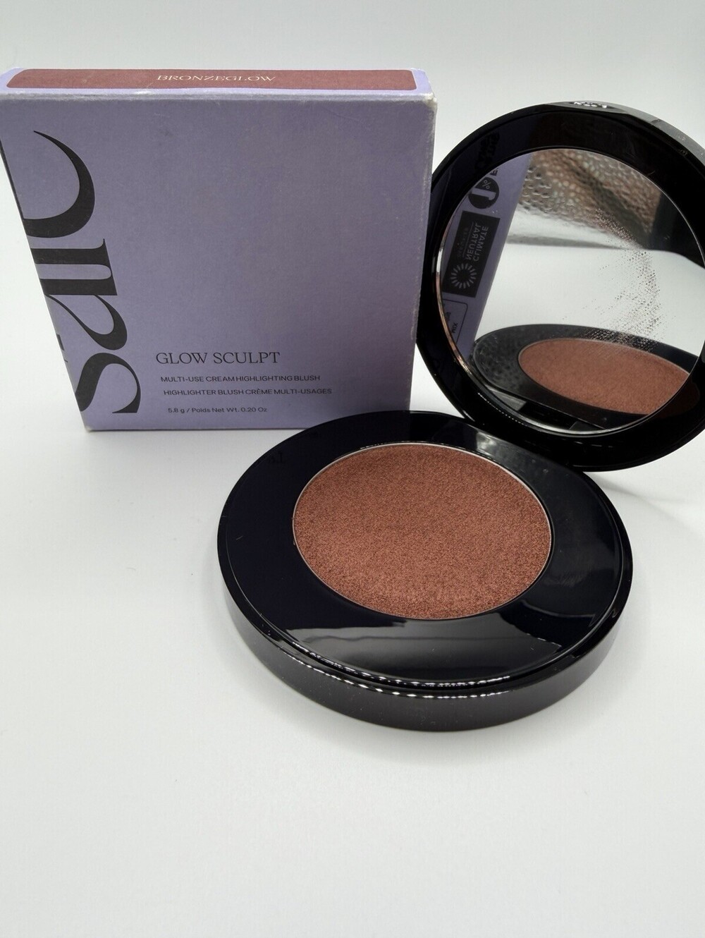Saie Glow Sculpt Bronzeglow Cream Highlighting Blush 0.20 oz 5.8g NEW BOX